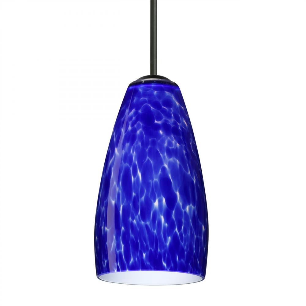 Besa Chrissy Pendant Black Blue Cloud 1x50W MAX E12 Base