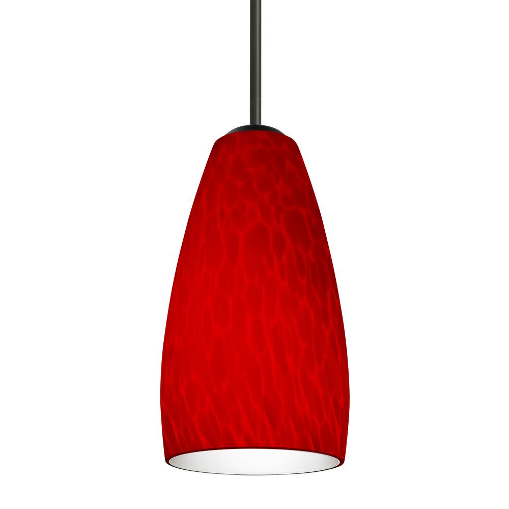 Besa Chrissy Pendant Black Red Cloud 1x50W MAX E12 Base