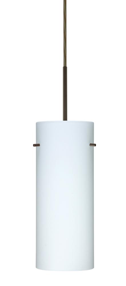 Besa Stilo 10 Pendant Bronze Opal Matte 1x100W Medium Base