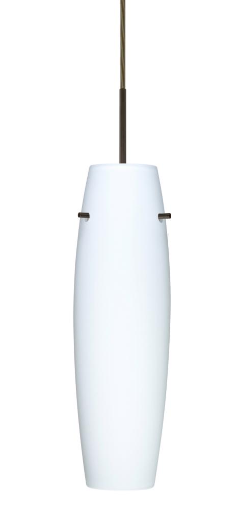 Besa Pendant Suzi 14 Bronze Opal Matte 1x100W Medium Base