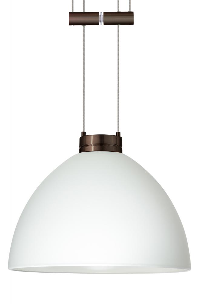 Besa Pendant Brella Bronze White 1x50W Halogen