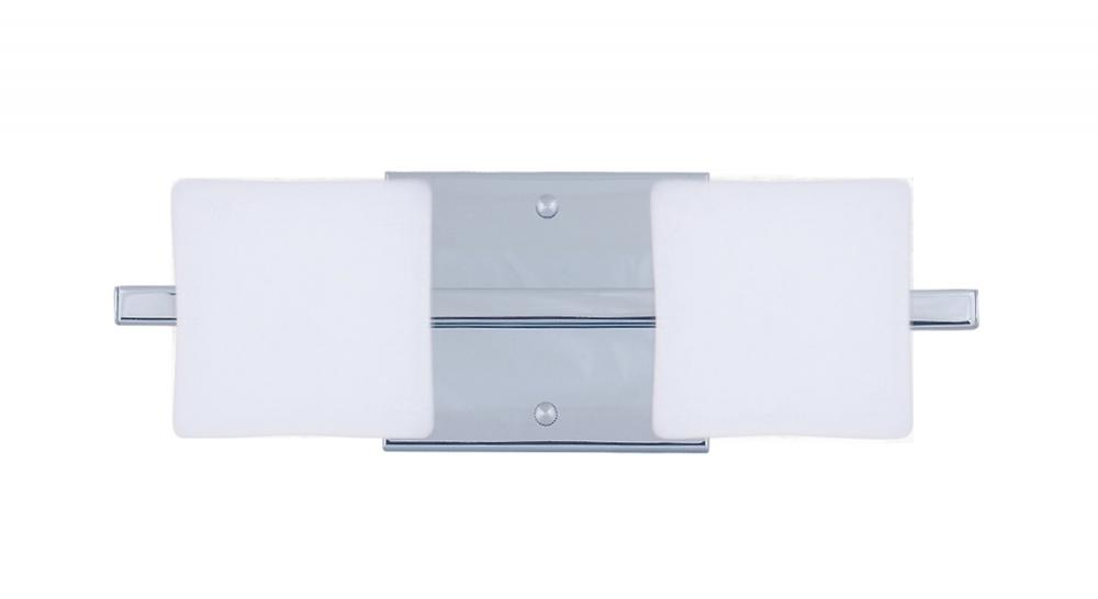 Besa Wall Alex Chrome Opal Matte 2x5W LED