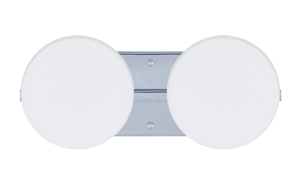 Besa Wall Ciro Chrome Opal Matte 2x50W G9