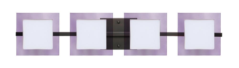 Besa Wall Alex Bronze Opal/Amethyst 4x5W LED