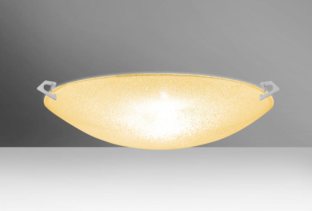 Besa Ceiling Sonya 17 Satin Nickel Gold Glitter 3x100W G9