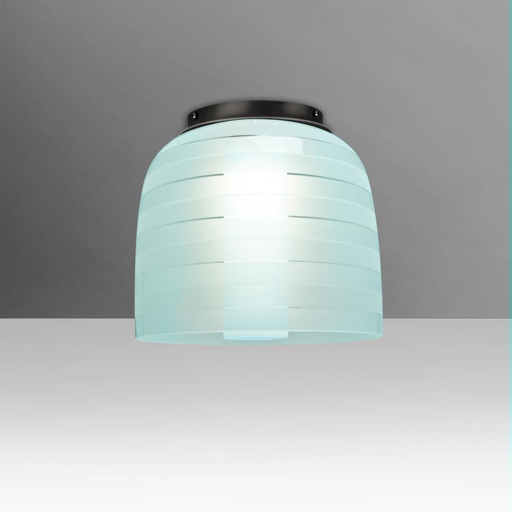 Besa Mitzi 7 Ceiling, Cyan, Black, 1x9W LED