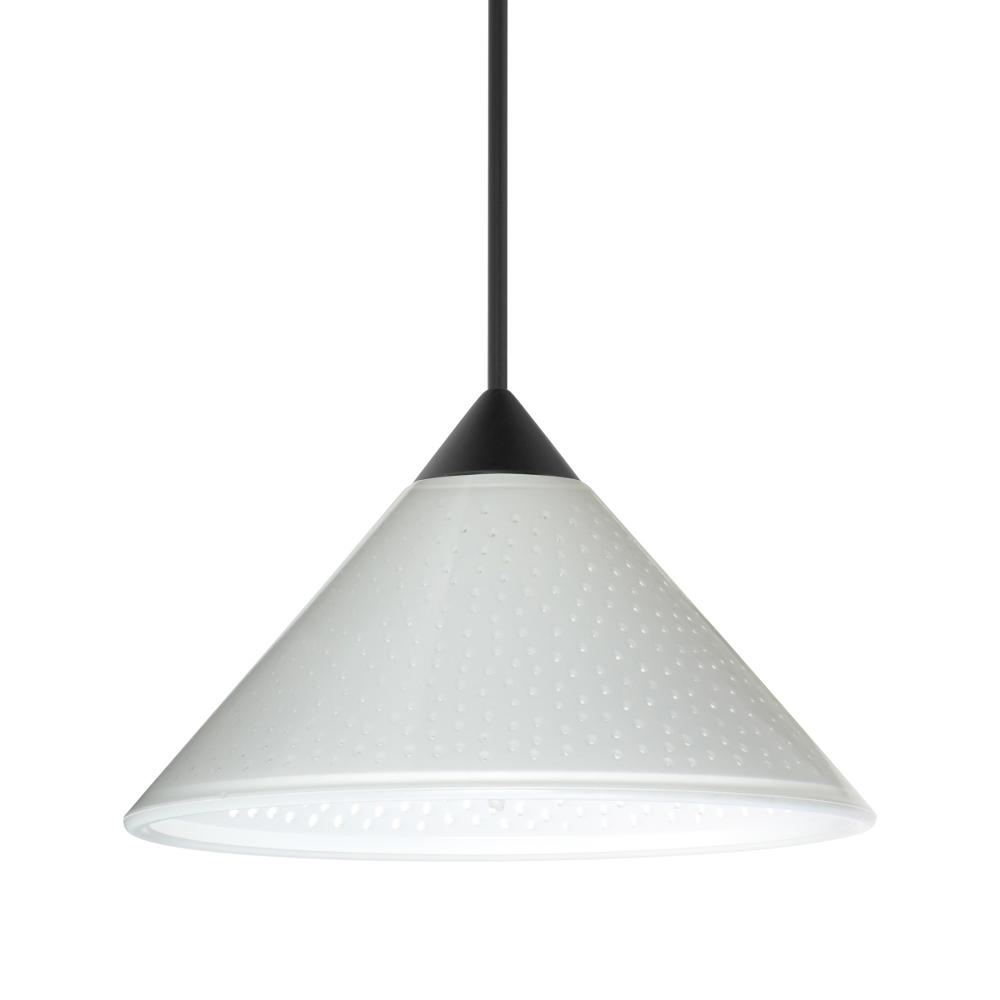 Besa Pendant Kona, Black Finish, White Starpoint 1x50W MAX GY6.35 Base