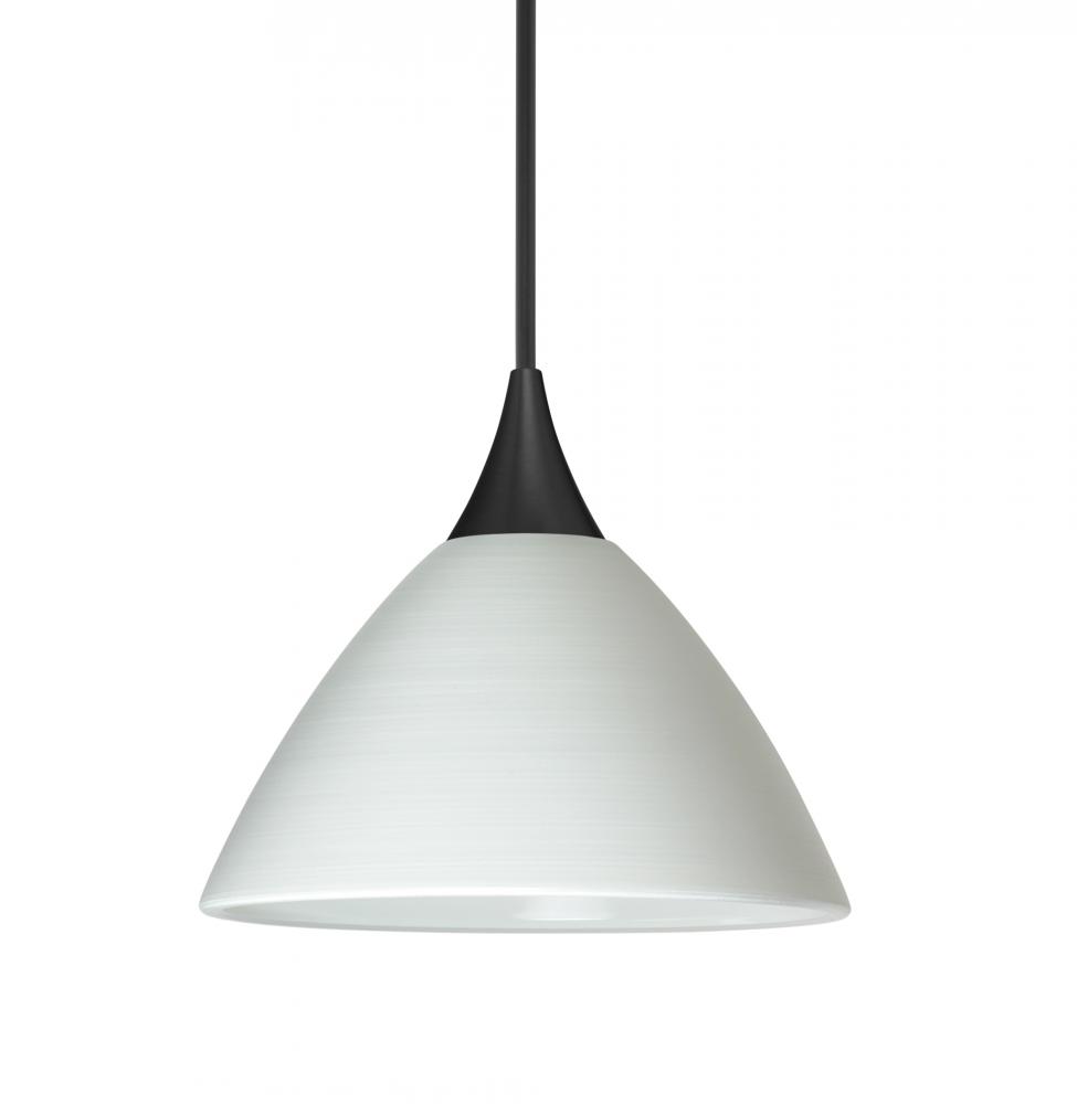 Besa Pendant For Multiport Canopy Domi, Black Finish, Chalk 1x50W MAX GY6.35 Base