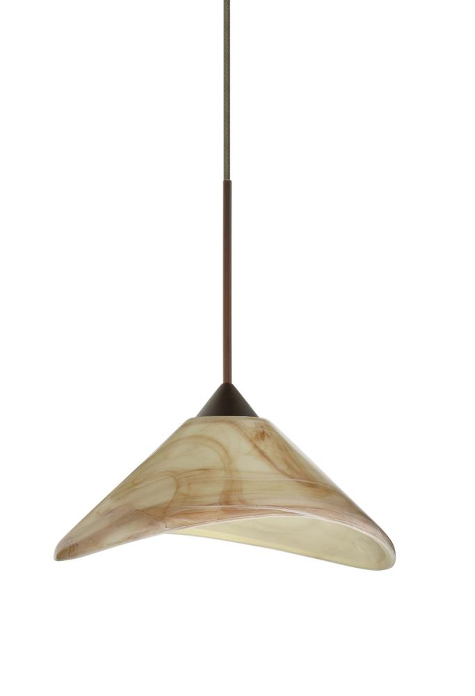 Besa Pendant For Multport Canopy Hoppi Bronze Mocha 1x50W Halogen