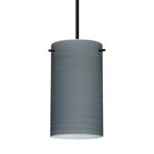 Besa Lighting 1BC-4404TN-BK - Besa Stilo 7 Pendant Black Titan 1x50W MAX E12 Base