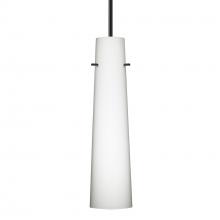 Besa Lighting 1BC-567407-BK - Besa Camino Pendant Black Opal Matte 1x40W Candelabra