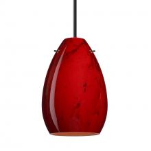 Besa Lighting 1BT-1713MA-LED-BK - Besa Pendant Pera 6, Black Finish, Magma 1x5W LED