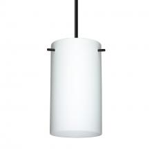 Besa Lighting 1BT-440407-BK - Besa Stilo 7 Pendant Black Opal Matte 1x50W MAX E12 Base