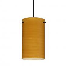 Besa Lighting 1BT-4404OK-BK - Besa Stilo 7 Pendant Black Oak 1x50W MAX E12 Base