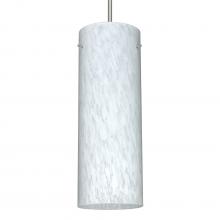 Besa Lighting 1JC-412819-LED-SN-L - Besa Stilo 18 LED Pendant Carrera Satin Nickel 1x11W LED, 15Ft. Cord