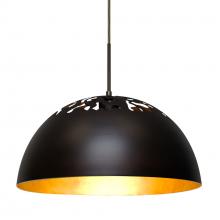 Besa Lighting 1JC-GORDY-LED-BR-L - Besa Gordy Pendant, Bronze Finish, 1x9W LED, 15Ft. Cord