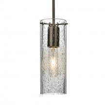 Besa Lighting 1JC-JUNI10CL-BR-L - Besa, Juni 10 Cord Pendant, Clear Bubble, Bronze, 1x60W Medium Base, 15Ft. Cord