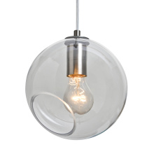 Besa Lighting 1JC-MAESTRO8CL-EDIL-SN - Besa, Maestro 8 Cord Pendant, Clear, Satin Nickel Finish, 1x5W LED Filament