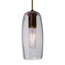 Besa Lighting 1JC-PINOT9CL-BR - Besa, Pinot 9 Cord Pendant, Clear Bubble, Bronze FInish 1x60W Incandescent