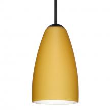 Besa Lighting 1JT-1511VM-BK - Besa Riva 9 Pendant Black Vanilla Matte 1x75W Medium Base