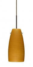 Besa Lighting 1JT-1512OK-LED-BR-L - Besa Tao 10 LED Pendant Oak Bronze 1x9W LED, 15Ft. Cord