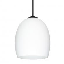 Besa Lighting 1JT-169707-BK - Besa Lucia Pendant Black Opal Matte 1x75W Medium Base