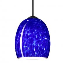 Besa Lighting 1JT-169786-BK - Besa Lucia Pendant Black Blue Cloud 1x75W Medium Base