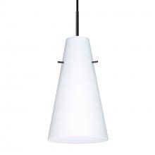 Besa Lighting 1JT-412407-BK - Besa Cierro Pendant Black Opal Matte 1x100W Medium Base