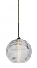 Besa Lighting 1JT-461600-BR - Besa Kristall 8 Pendant Bronze Clear 1x75W Medium Base