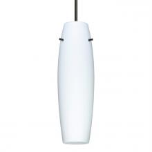 Besa Lighting 1JT-489707-BK - Besa Pendant Suzi 14, Black, Opal Matte 1x100W MAX E26 Base