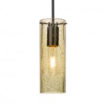 Besa Lighting 1JT-JUNI10GD-BK - Besa, Juni 10 Cord Pendant, Gold Bubble, Black, 1x60W Medium Base