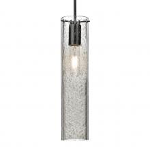 Besa Lighting 1JT-JUNI16CL-BK - Besa, Juni 16 Cord Pendant, Clear Bubble, Black, 1x60W Medium Base