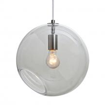 Besa Lighting 1JT-MAESTRO12CL-SN-L - Besa, Maestro 12 Cord Pendant for Multiport Canopy, Clear, Satin Nickel Finish, 1x60W