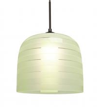 Besa Lighting 1JT-MITZI10CR-BR - Besa, Mitzi 10 Cord Pendant, Chartreuse, Bronze Finish, 1x40W Medium Base