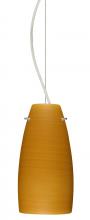 Besa Lighting 1KX-1512OK-SN-L - Besa Tao 10 Cable Pendant Oak Satin Nickel 1x75W Medium Base, 15Ft. Cord