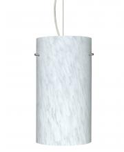 Besa Lighting 1KX-412019-SN-L - Besa Cable Pendant Stilo 12 Satin Nickel Carrera 1x150W Medium Base A21, 15Ft. Cord