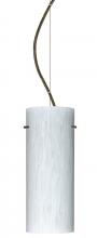 Besa Lighting 1KX-412319-BR-L - Besa Stilo 10 Cable Pendant Carrera Bronze 1x100W Medium Base, 15Ft. Cord