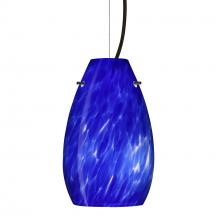 Besa Lighting 1KX-412686-BK - Besa Pera 9 Cable Pendant Blue Cloud Black 1x100W MAX E26 Base