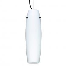 Besa Lighting 1KX-489707-BK - Besa Suzi 14 Pendant Opal Matte, Black, 1x100W MAX E26 Base