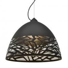 Besa Lighting 1KX-KIEVBK-BK - Besa Kiev Pendant, Black, Black Finish, 1x60W Medium Base