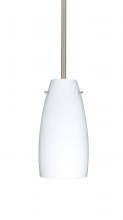 Besa Lighting 1TT-151207-SN-L - Besa Tao 10 Stem Pendant Satin Nickel Opal Matte 1x100W Medium Base, 15Ft. Cord