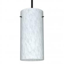 Besa Lighting 1TT-412019-BK - Besa Stem Pendant Stilo 12 Black Carrera 1x150W Medium Base A21