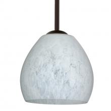 Besa Lighting 1TT-412219-BR-L - Besa Bolla Pendant Bronze Carrera 1x50W E12 base, 15Ft. Stem