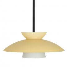 Besa Lighting 1TT-451397-BK - Besa Trilo 15 Stem Pendant Black Champagne 1x75W Medium Base