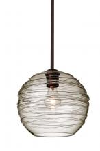 Besa Lighting 1TT-462702-BR - Besa Wave 10 Stem Pendant Bronze Smoke 1x60W Medium Base