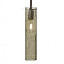 Besa Lighting 1TT-JUNI16LT-BR-L - Besa, Juni 16 Stem Pendant, Latte Bubble, Bronze, 1x60W Medium Base, 15Ft. Cord