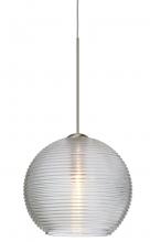 Besa Lighting 1XC-461500-SN - Besa Pendant Kristall 6 Satin Nickel Clear 1xMAX GY6.35 Base