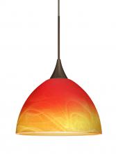 Besa Lighting 1XC-4679SL-LED-BR-L - Besa Pendant Brella Bronze Solare 1x5W LED, 15Ft. Cord