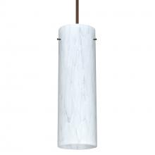 Besa Lighting 1XC-493019-LED-BR-L - Besa Copa Pendant, Carrera, Bronze, 1x5W LED, 15Ft. Cord