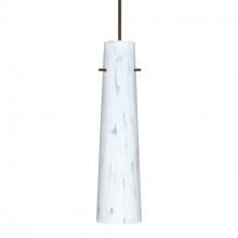 Besa Lighting 1XC-567419-BR-DIM010 - Besa Camino Pendant Bronze Carrera 1x50W MAX GY6.35 Base, 0-10V Dimming